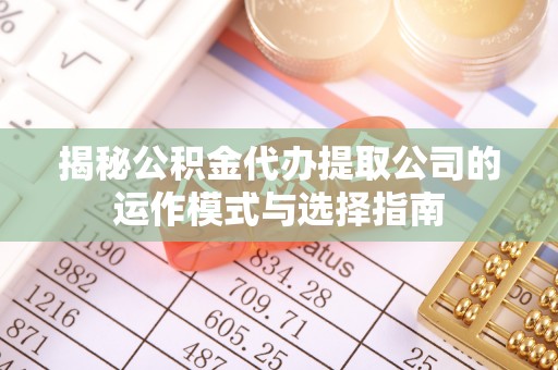 民雄揭秘公积金代办提取公司的运作模式与选择指南